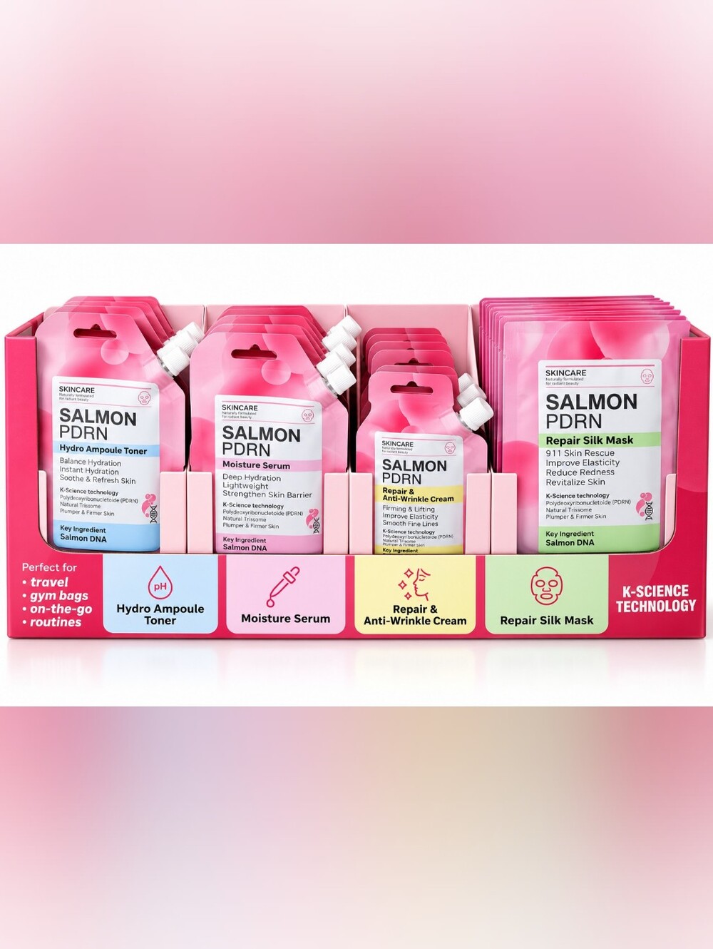 Salmon PDRN Skincare 30-count Set New + Unopened